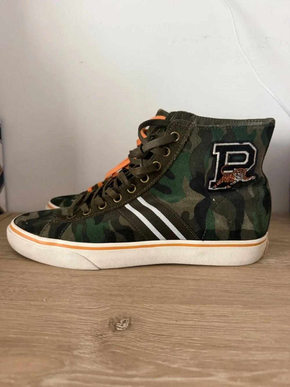 Polo Ralph Lauren Solomon Mens Size 8 High Top Sneakers